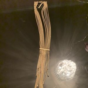 Gold BCBG long necklace